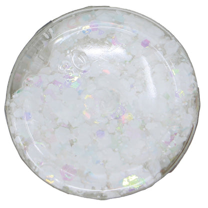 Weißes Glitter-Gel Dose