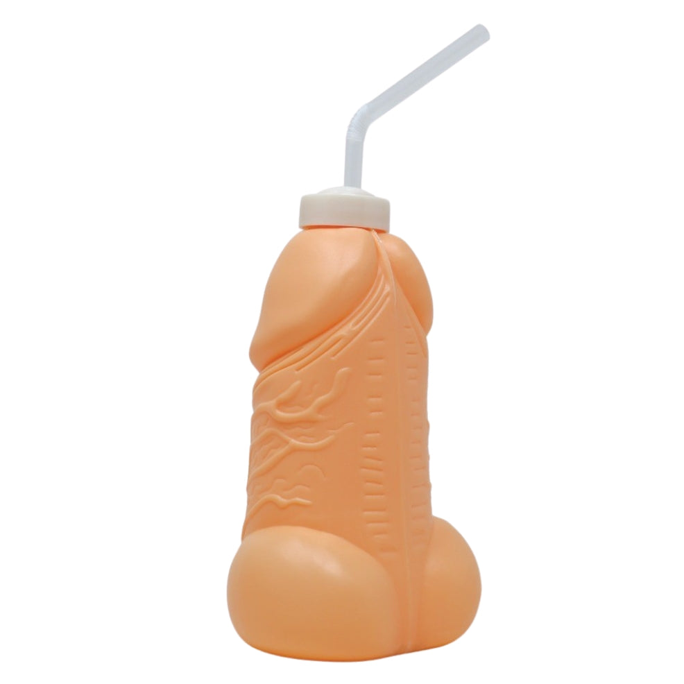 Penisflaschen mit Strohhalm