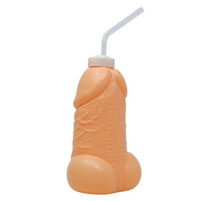 Penisflaschen mit Strohhalm