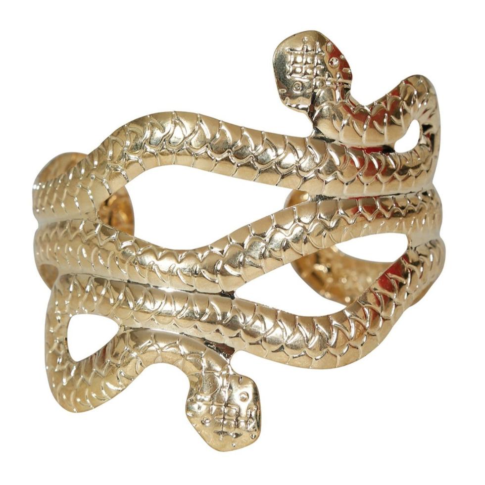 Schlangenarmband Metallic-golden