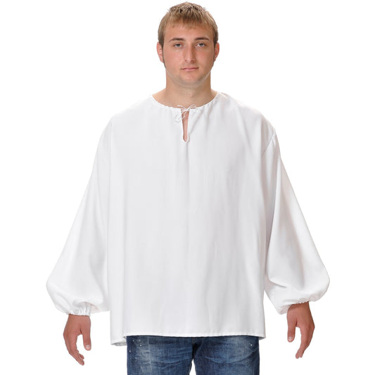 Weißes Mittelalter Hemd