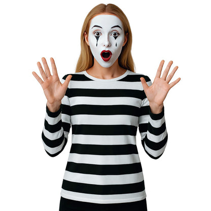 Mime- oder Dieb-T-Shirt