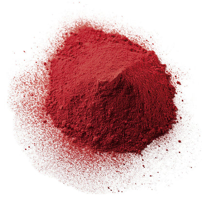 Roter Holi-Farbpulver-Kanone