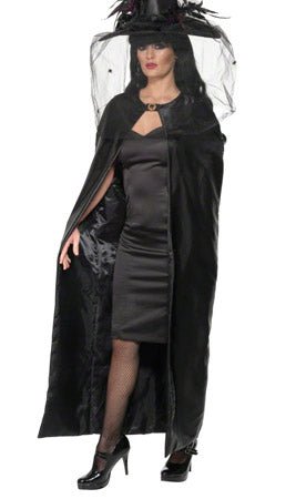 Schwarzes Cape Deluxe