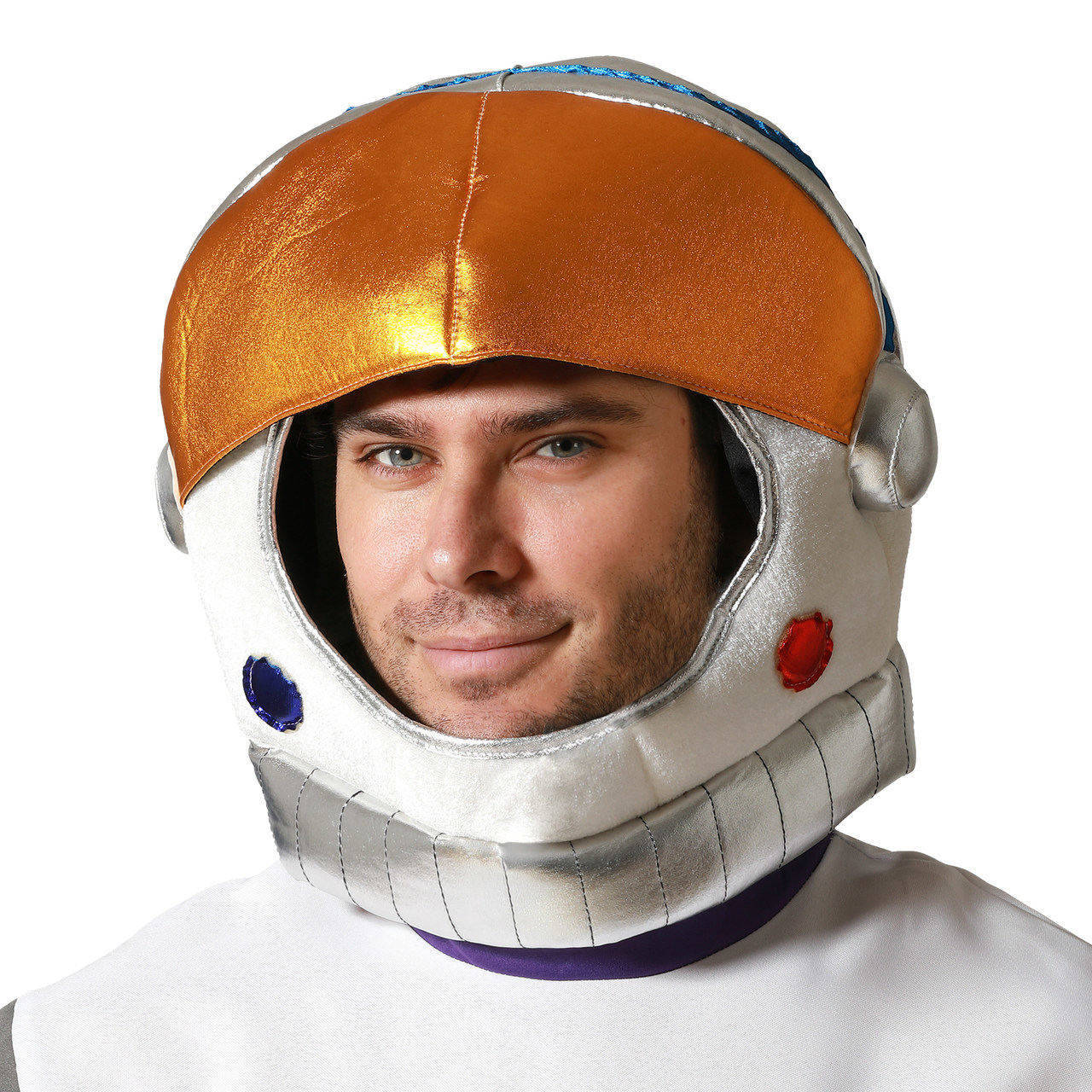 Goldener Astronautenhelm