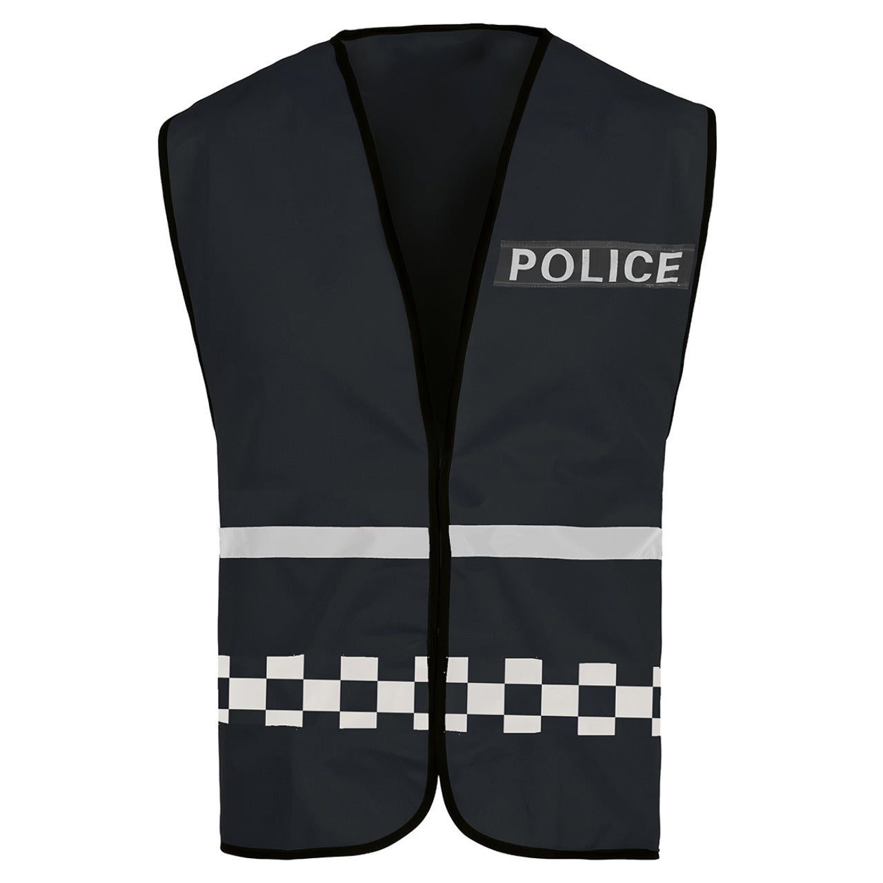 Schwarze Polizei-Weste für Kinder