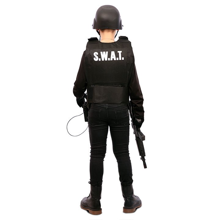 S.W.A.T Weste schwarz für Kinder