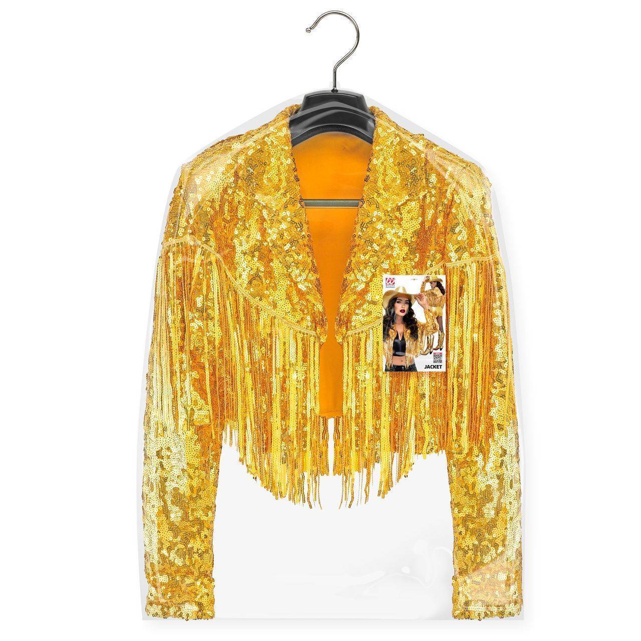 Goldene Festival-Paillettenjacke