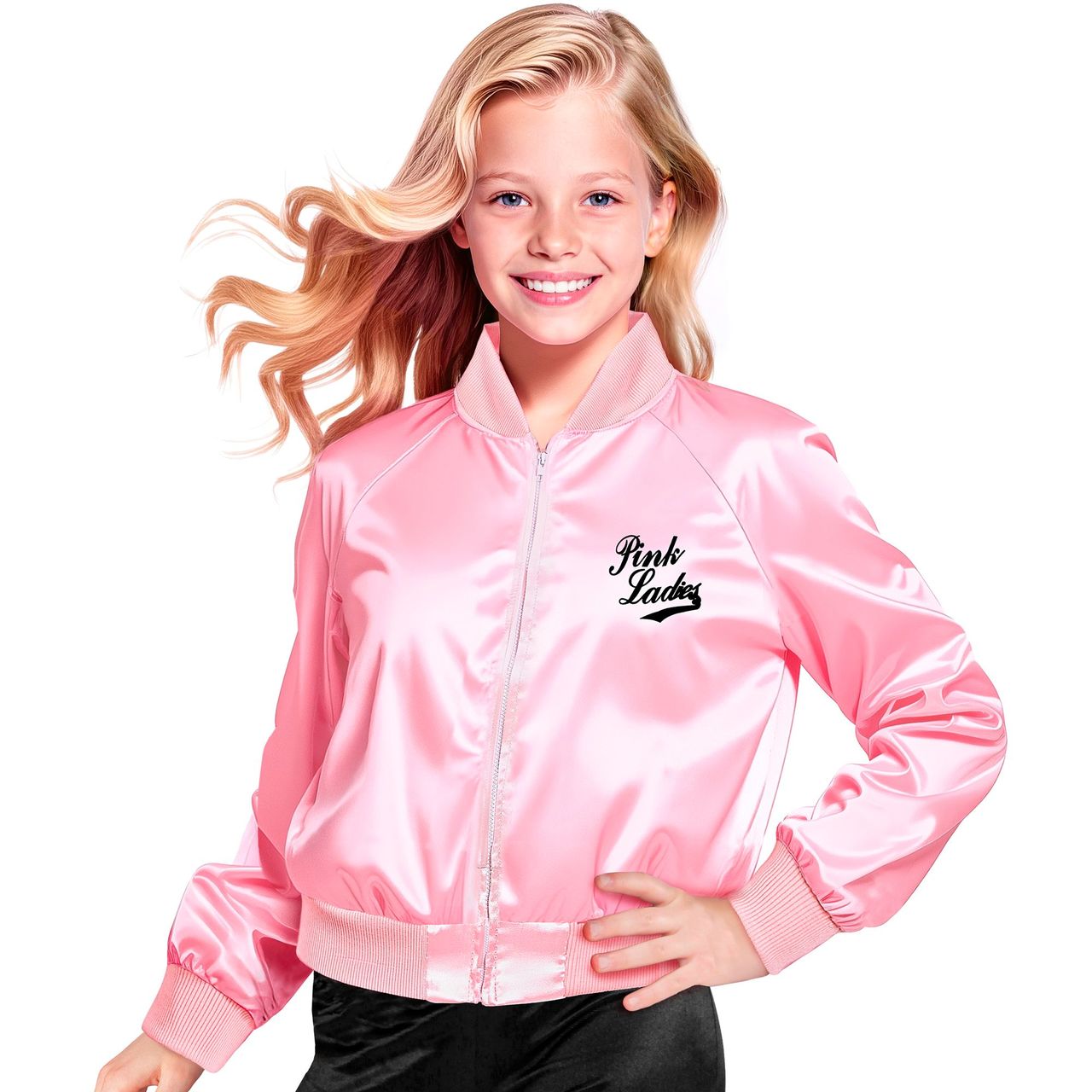 Pink Lady Grease Jacke für Kinder