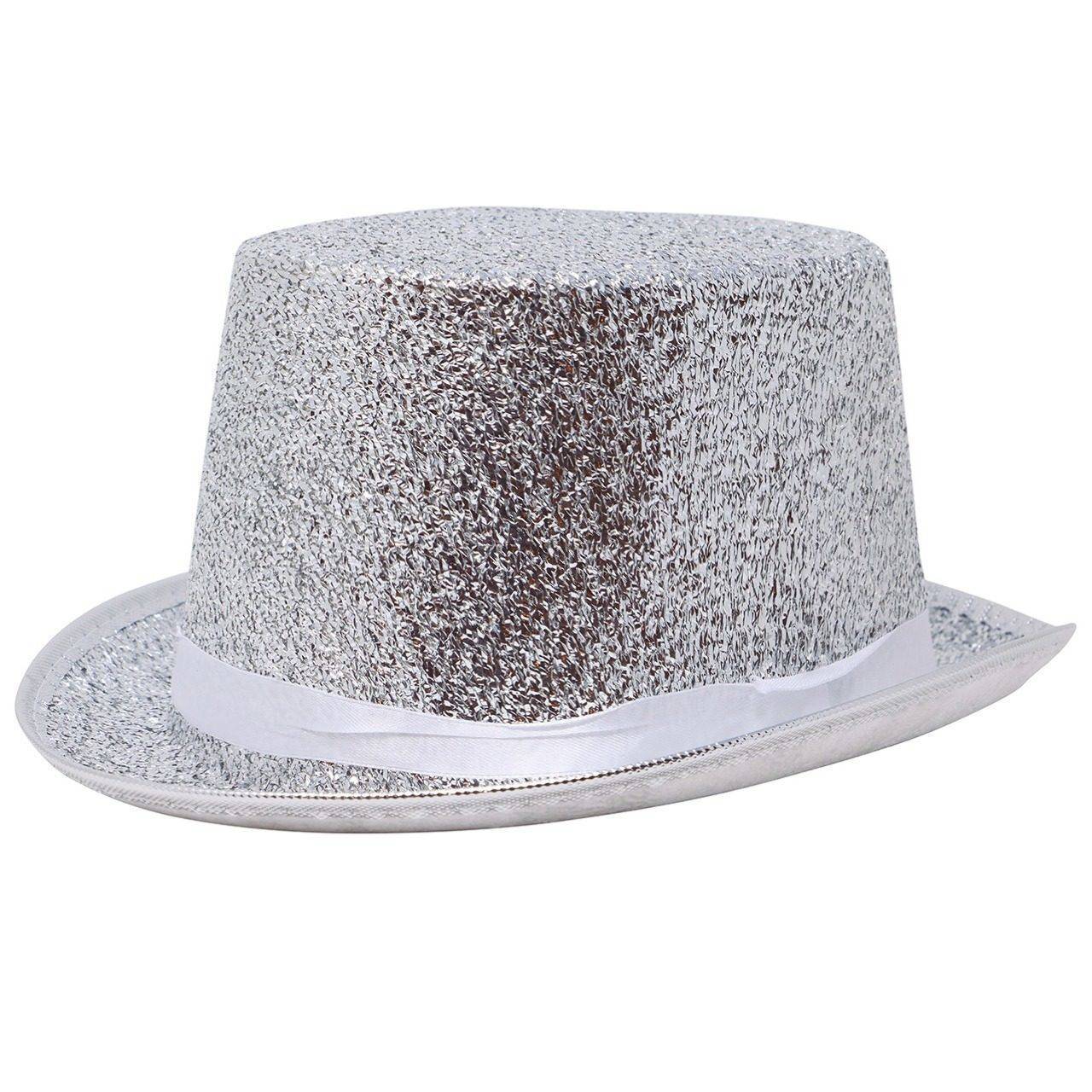 Silberner Glitzer-Deluxe-Zylinder