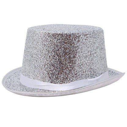 Silberner Glitzer-Deluxe-Zylinder