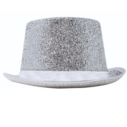Silberner Glitzer-Deluxe-Zylinder