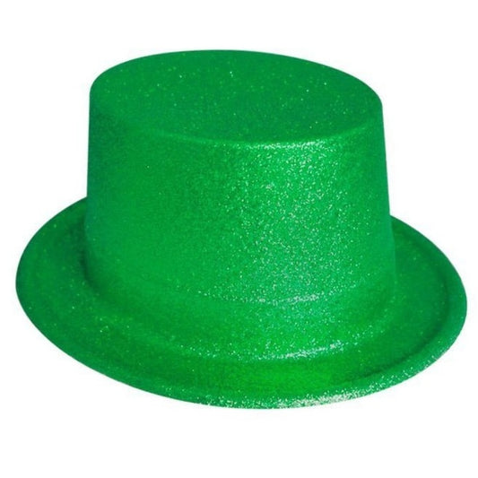 Grüne Glitzer-Zylinder