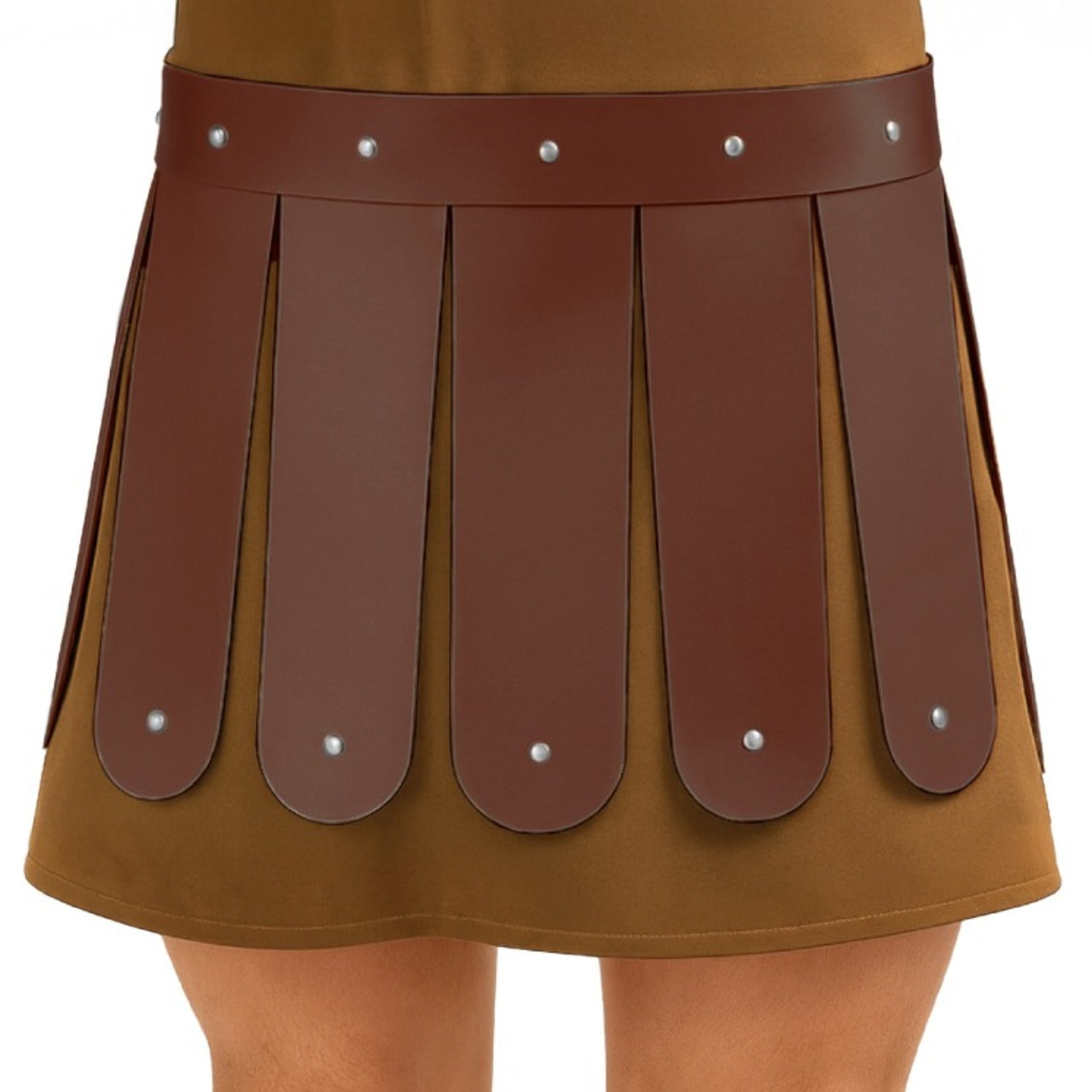 Brauner Römischer Gladiator-Rockgürtel