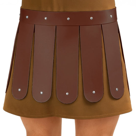 Brauner Römischer Gladiator-Rockgürtel