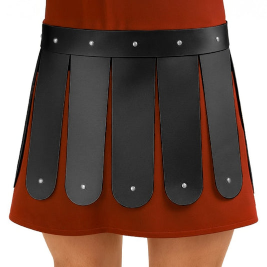 Schwarzer Römischer Gladiator-Rockgürtel