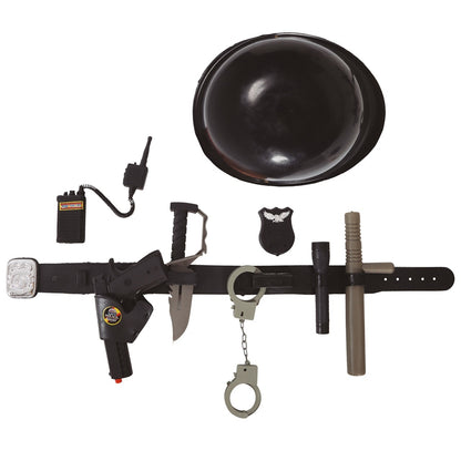 Polizistengürtel mit Helm