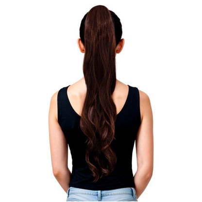 Kastanienbrauner Kunstzopf