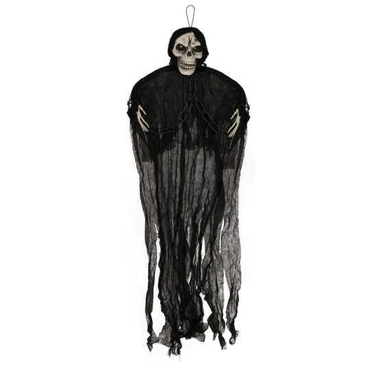 Leuchtende Totenkopf-Hängedekoration