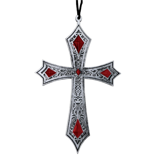 Halskette mit unheimlichem gotischen Kreuz