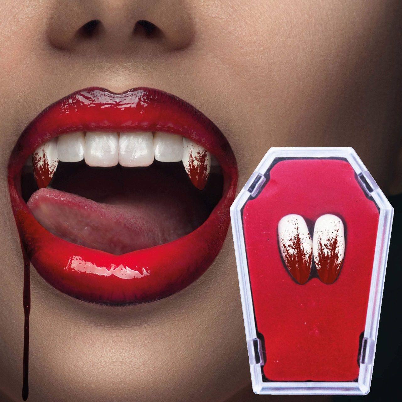 Vampirzähne aus Thermoplast