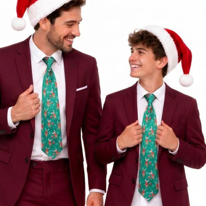 Weihnachtskrawatte Rentiere