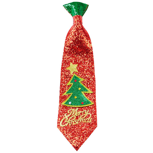 Krawatte mit Weihnachtsbaum