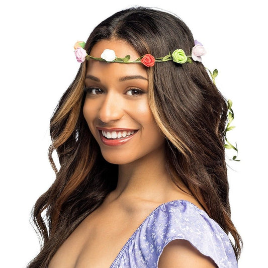Bunte Blumenkrone