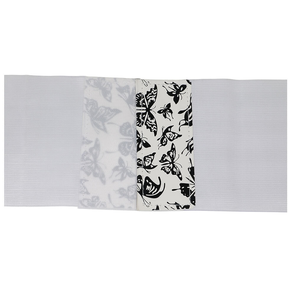 Weißes Korsett mit Schmetterlingen