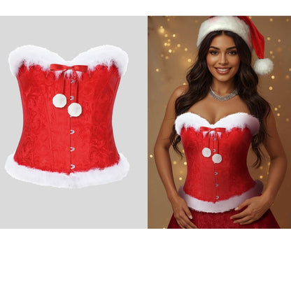 Mutter-Weihnachtsmann-Corsage