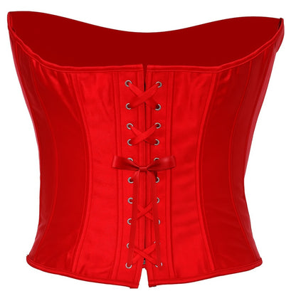 Rotes Herz-Corsage