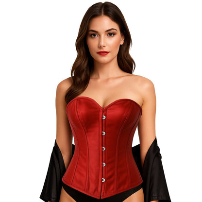 Rotes Herz-Corsage