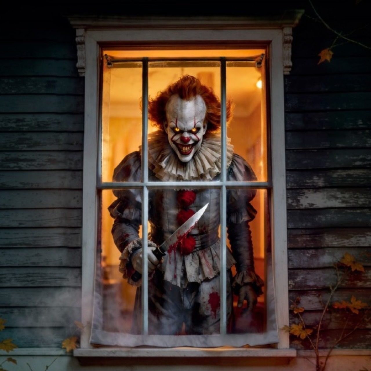Halloween-Clown-Gardine
