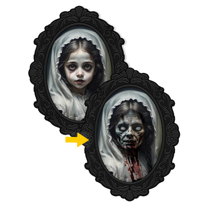 Gruseliges Mädchen-Bild
