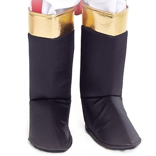 Schwarz, golden Stiefelüberzieher für Kinder