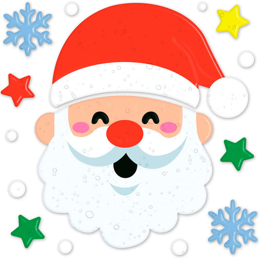 Weihnachtsmann-Gel-Dekoration