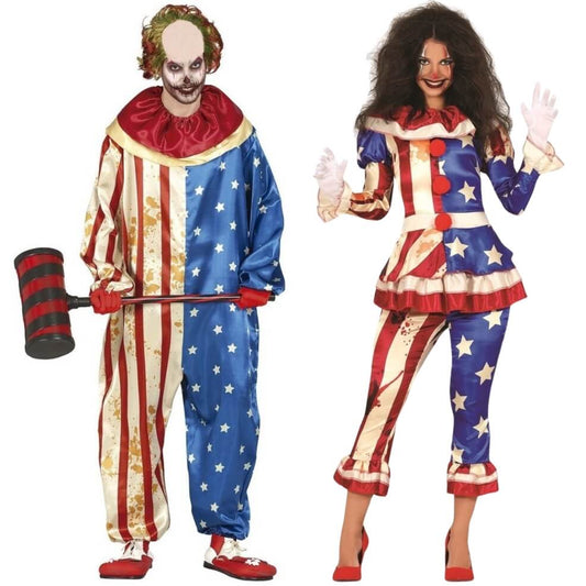 USA Killerclown-Paarkostüme