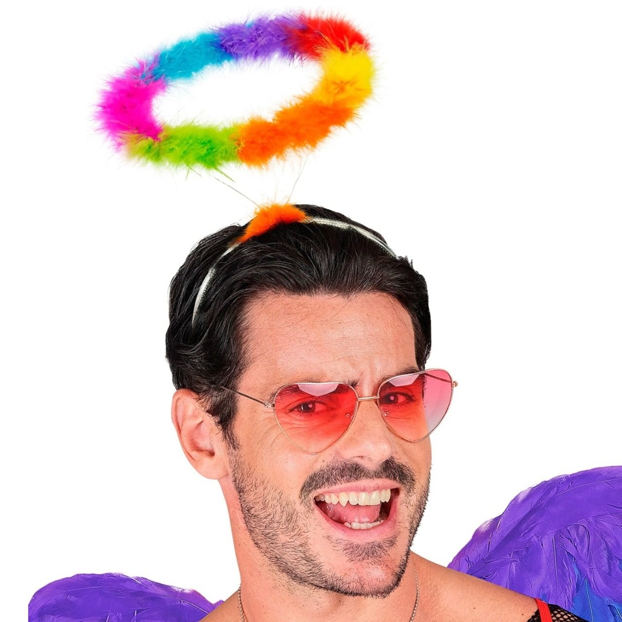 Regenbogen-Engel-Haarreif
