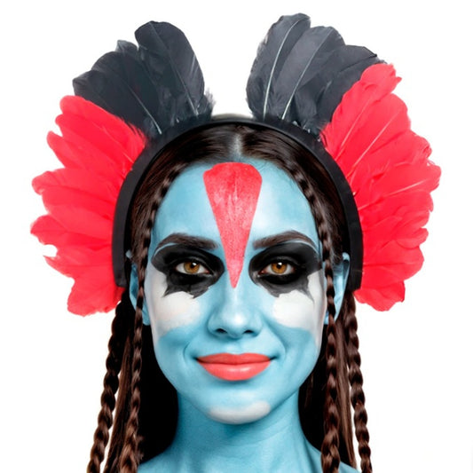 Avatar-Haarreif mit Federn