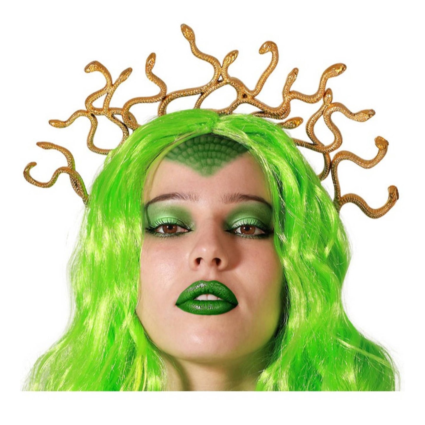 Goldenes Medusa-Stirnband
