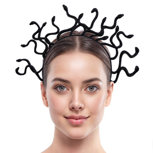 Schwarzer Medusa-Haarreif