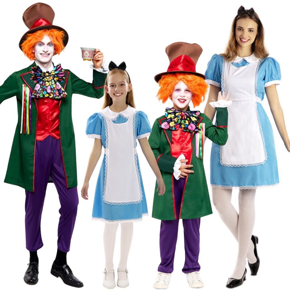 Alice und der Hutmacher Gruppenkostüme