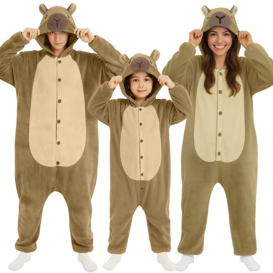 Lustige Capybara Gruppenkostüme