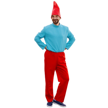 Blaue Kobolde und Zauberer Gruppenkostüme
