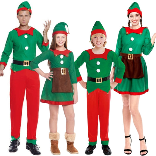 Weihnachtliche Elfen Gruppenkostüme
