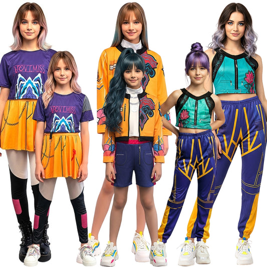 Huntrix K-Pop-Kriegerinnen – Gruppenkostüme