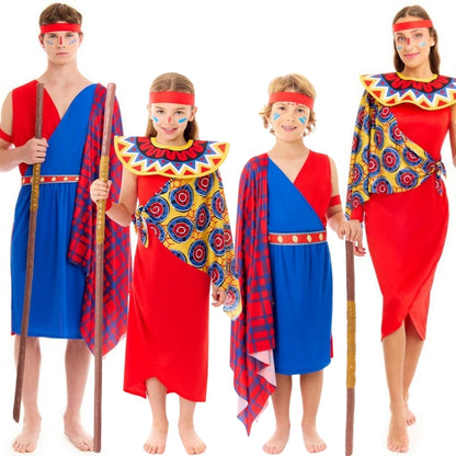 Masai-Krieger Gruppenkostüme