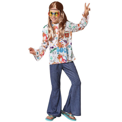 Bunte Hippie-Gruppenkostüme