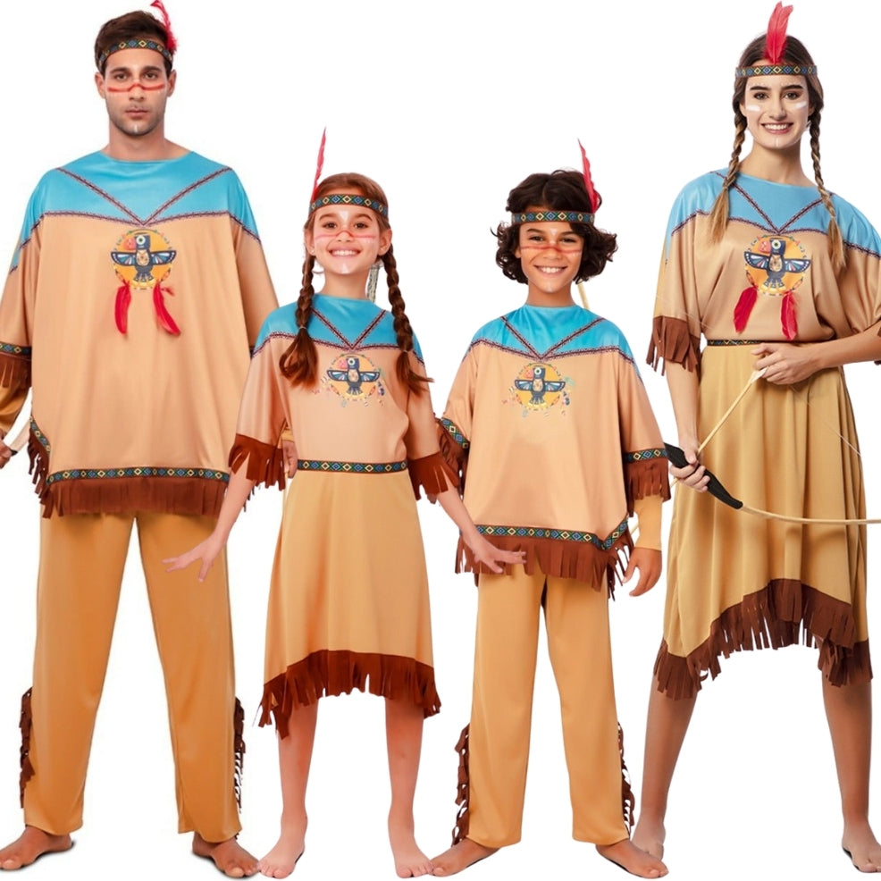 Indianer Makah Gruppenkostüme