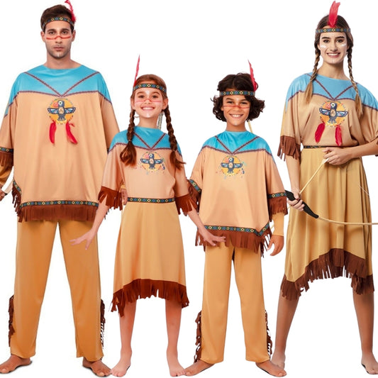 Indianer Makah Gruppenkostüme